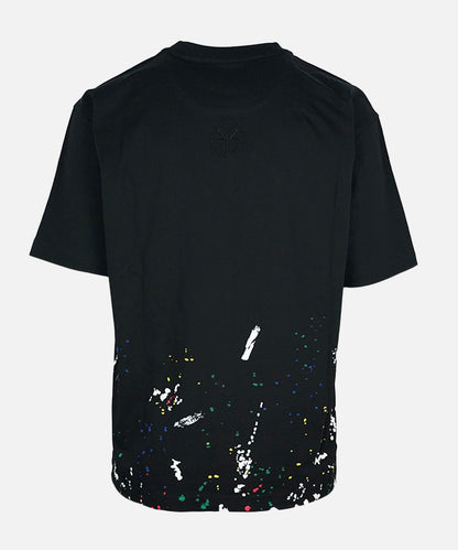 Carlo Colucci - Paint Drop T-Shirt - Black