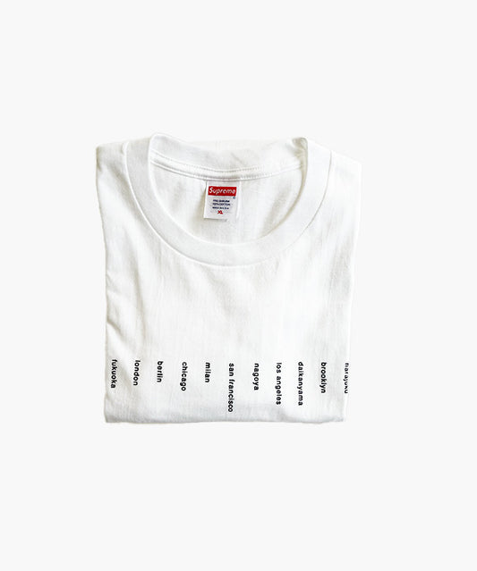 Supreme - Location T-Shirt - White