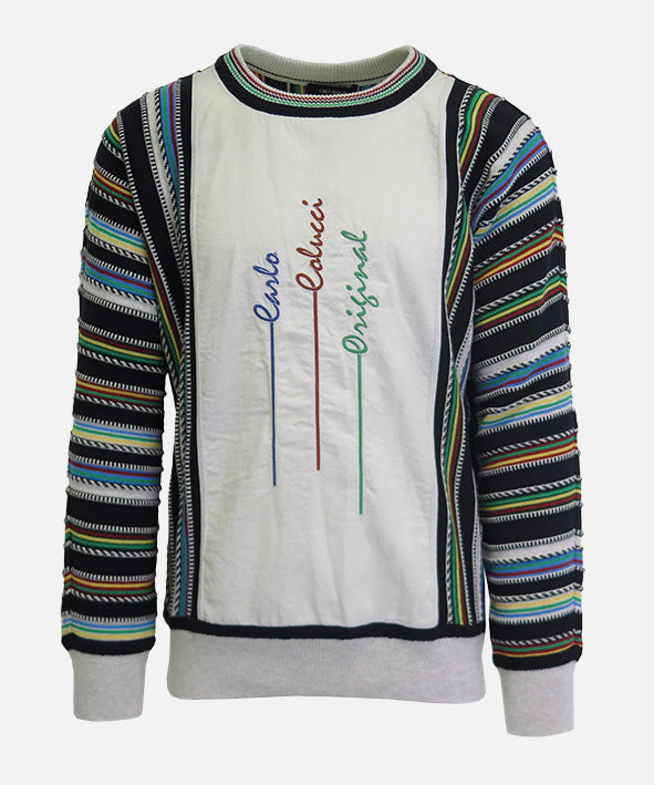 Carlo Colucci - Limited Edition - Original Strick Pullover - Multicolor